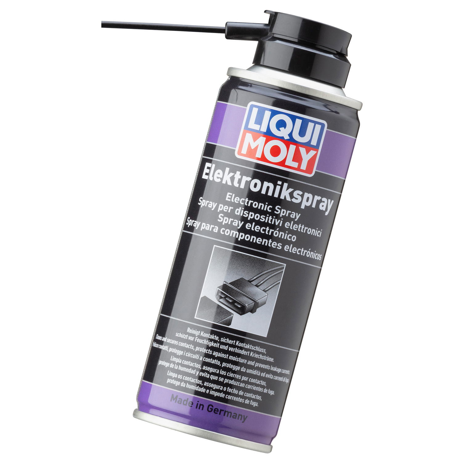 Chai xịt vệ sinh và bảo vệ mạch điện Liqui Moly 3110 - Ngăn nước, chống ăn mòn, chống rỉ sét, chống ẩm, không chứa Silicon, an toàn trên sơn, cao su