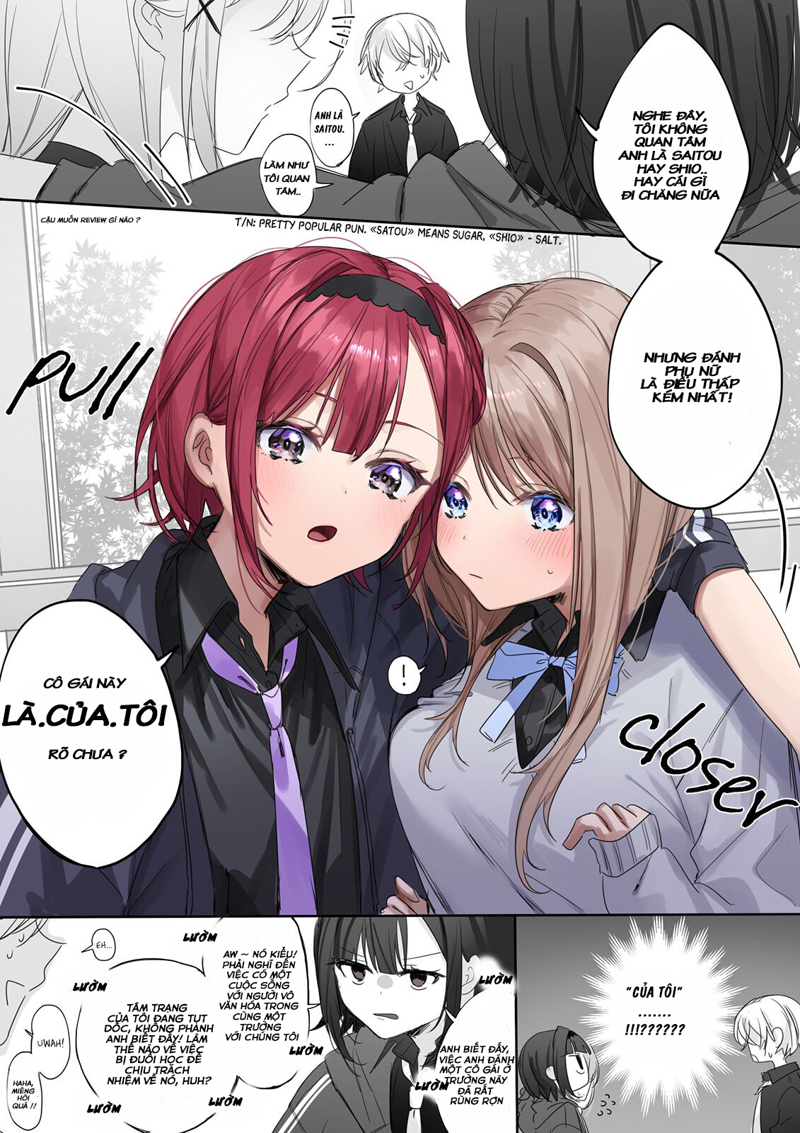 the guy who hit on a girl that had a girlfriend chapter 1 2