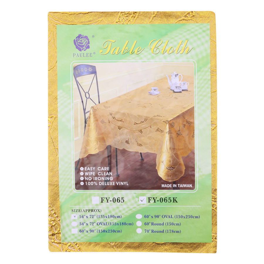 Khăn Trải Bàn PAULEE - FY 065K - Vàng
