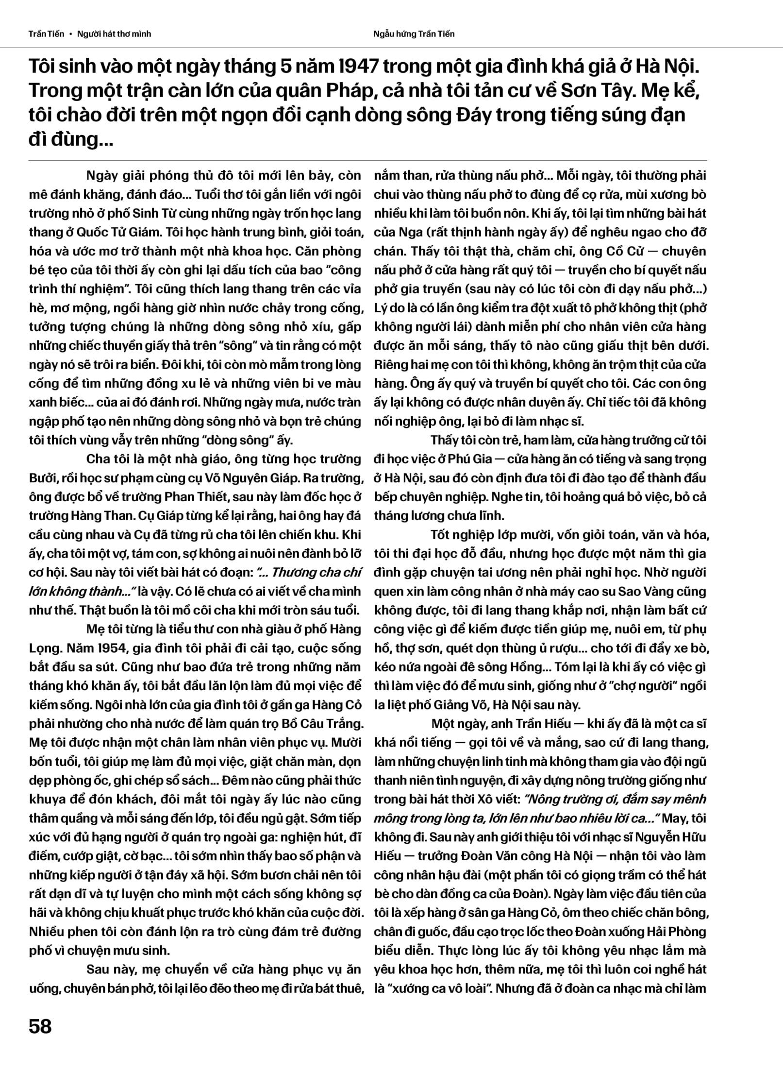 Sách - Boxset Trần Tiến - Người Hát Thơ Mình - Ca Khúc Và Những Câu Chuyện - Bìa Cứng - Kèm Poster 2 Mặt