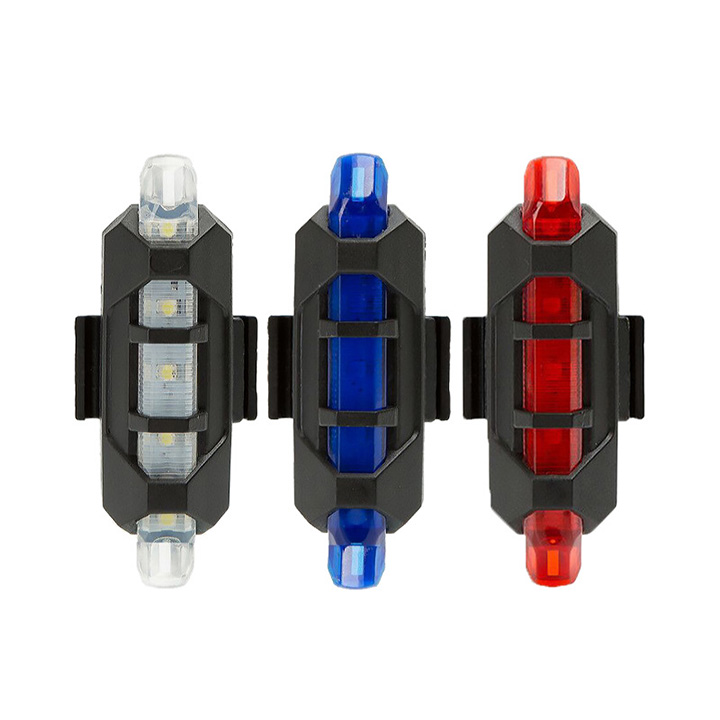 Đèn hậu xe đạp - Đèn hậu led sạc USB