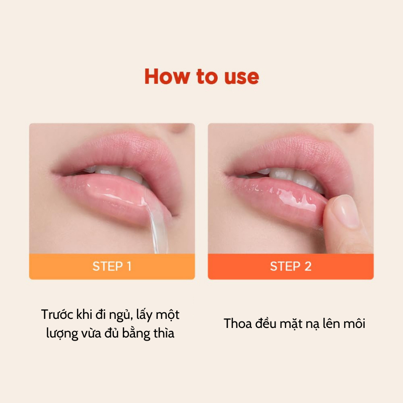 Mặt Nạ Ngủ Dưỡng Môi Làm Mềm Hồng Môi Tocobo Vita Glazed Lip Mask 20ml