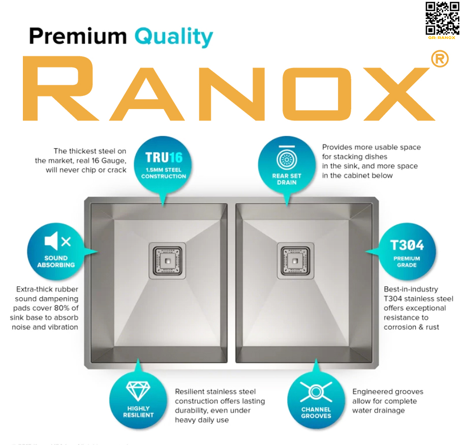 Chậu rửa bát Ranox RN-4411