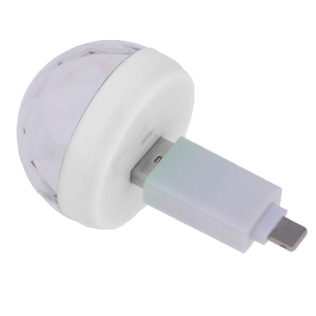 2xUSB Mini  for Home Party   DJ Lighting White