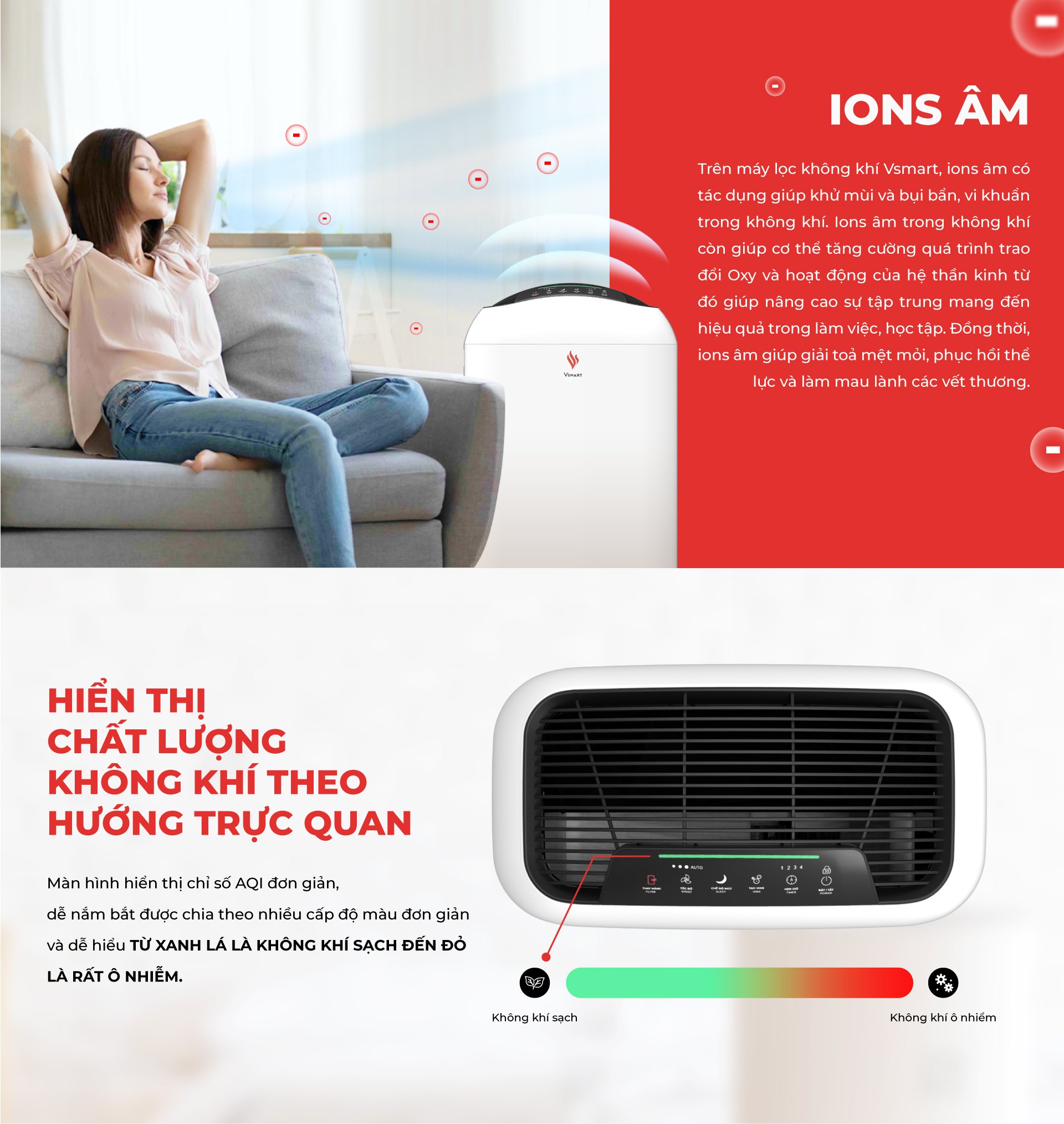 Máy Lọc Không Khí Vsmart 30LA5300 - Hàng Chính Hãng