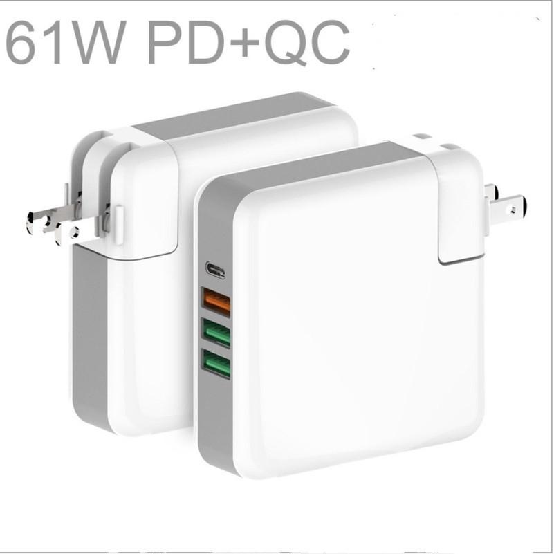 Sạc Đa Cổng Macbook 61W Multi-port Charger PD Type-C QC3.0 (Đạt chuẩn CE, RoHS) - Home and Garden