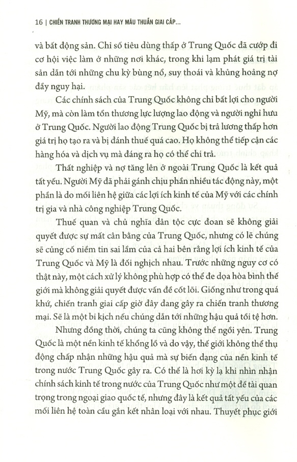 Chiến Tranh Thương Mại Hay Mâu Thuẫn Giai Cấp - Bất Bình Đẳng Bóp Mé Kinh Tế Toàn Cầu Và Đe Dọa Hòa Bình Thế Giới