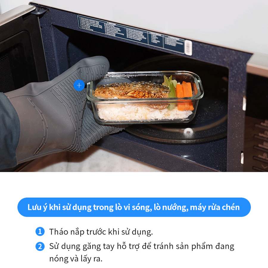 Hộp Thủy Tinh Chịu Nhiệt Lock&Lock LCB425