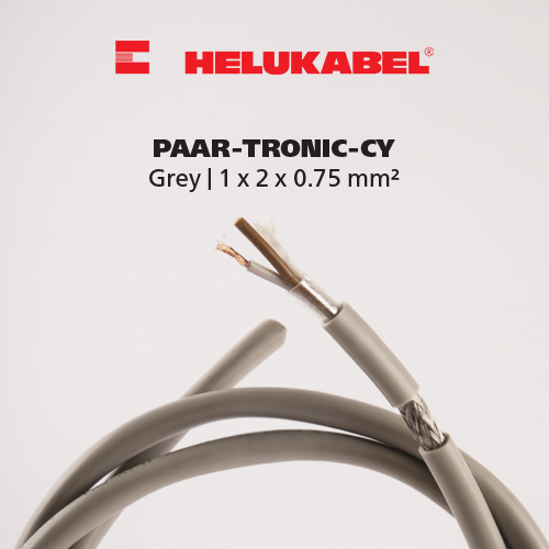 Dây cáp điều khiển HELUKABEL PAAR-TRONIC-CY | Grey | 1 x 2 x 0.75 mm²