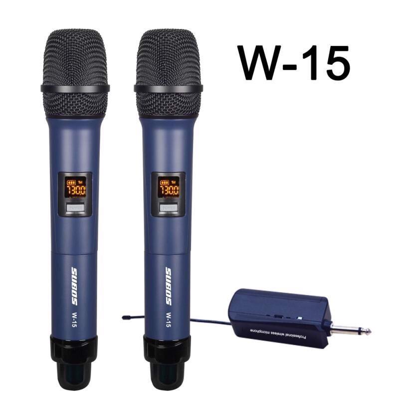 Micro đa năng không dây SuBos W15 2 MIC XỊN