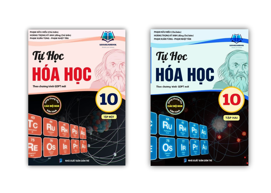Sách - Combo Tự học hóa học 10 - tập 1 + 2 theo chương trình GDPT mới