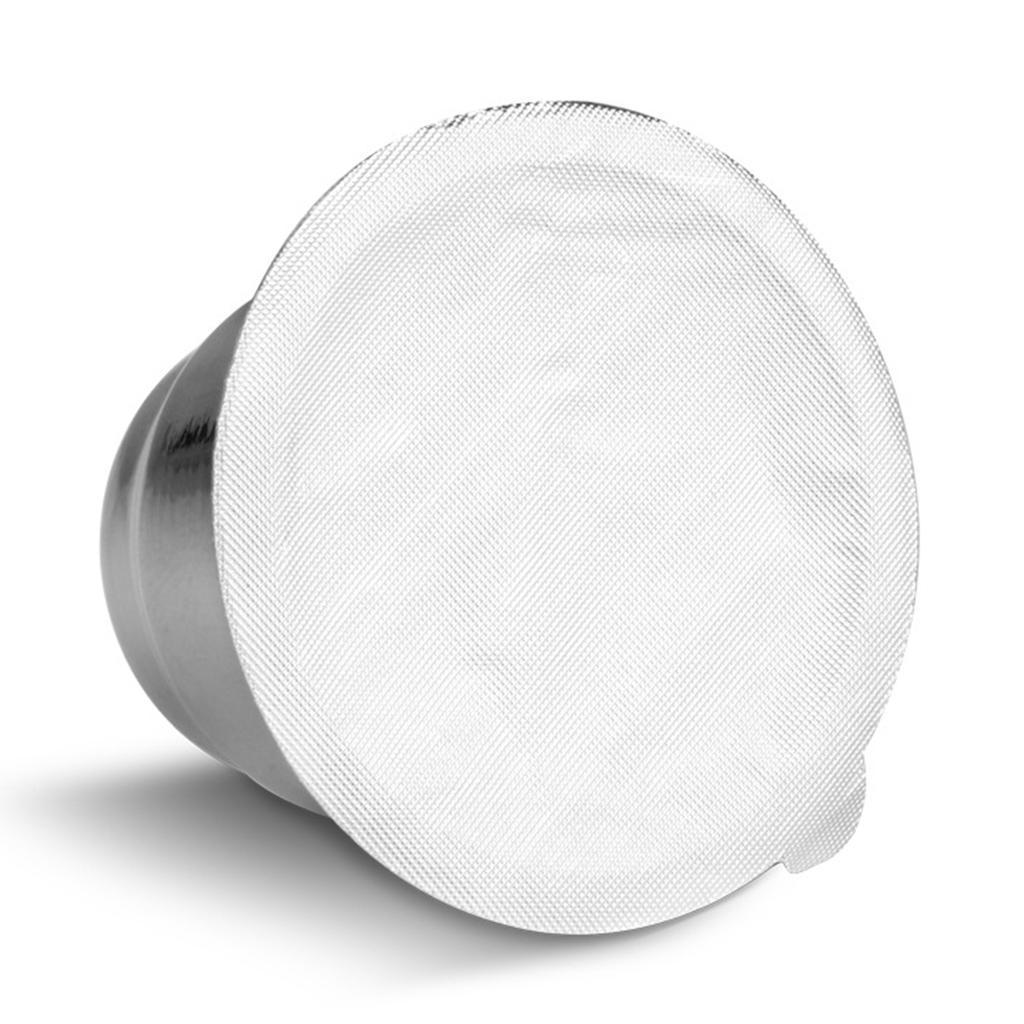 Reusable Coffee Capsule Cup Filter with Aluminum Foil Lids for Home Office