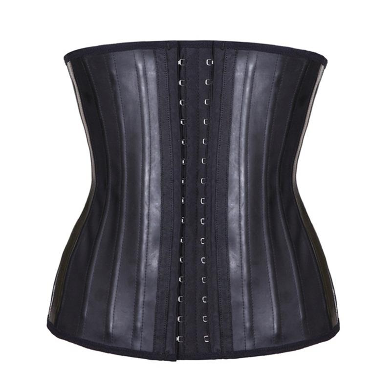 Áo Corset Top Eo Huấn Luyện Cao Su Áo Ngực 25 Thép Boned Xông Hơi Tác Dụng Giảm Béo Bụng Điều Khiển Tập Toàn Thân Áo Ngực Shaper