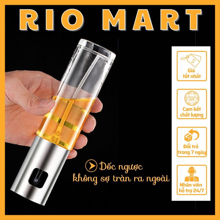 Bình Xịt Dầu Ăn Cho Nồi Chiên Không Dầu, Chai Xịt Thủy Tinh Phun Sương 100ml - R30 RIOMART