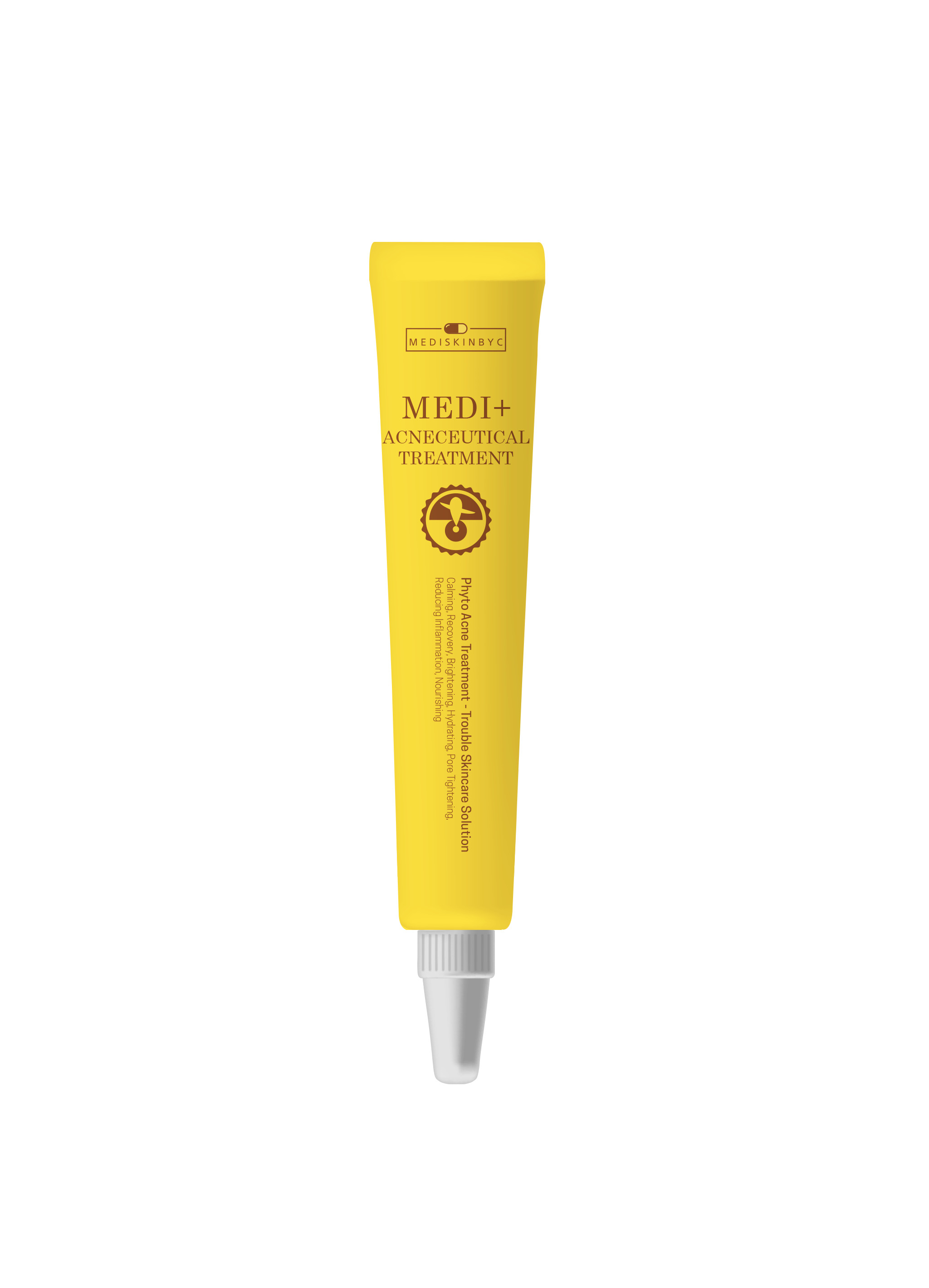 Gel Giảm Mụn Trắng Da Medi+ Acneceutical Treatment MEDISKINBYC