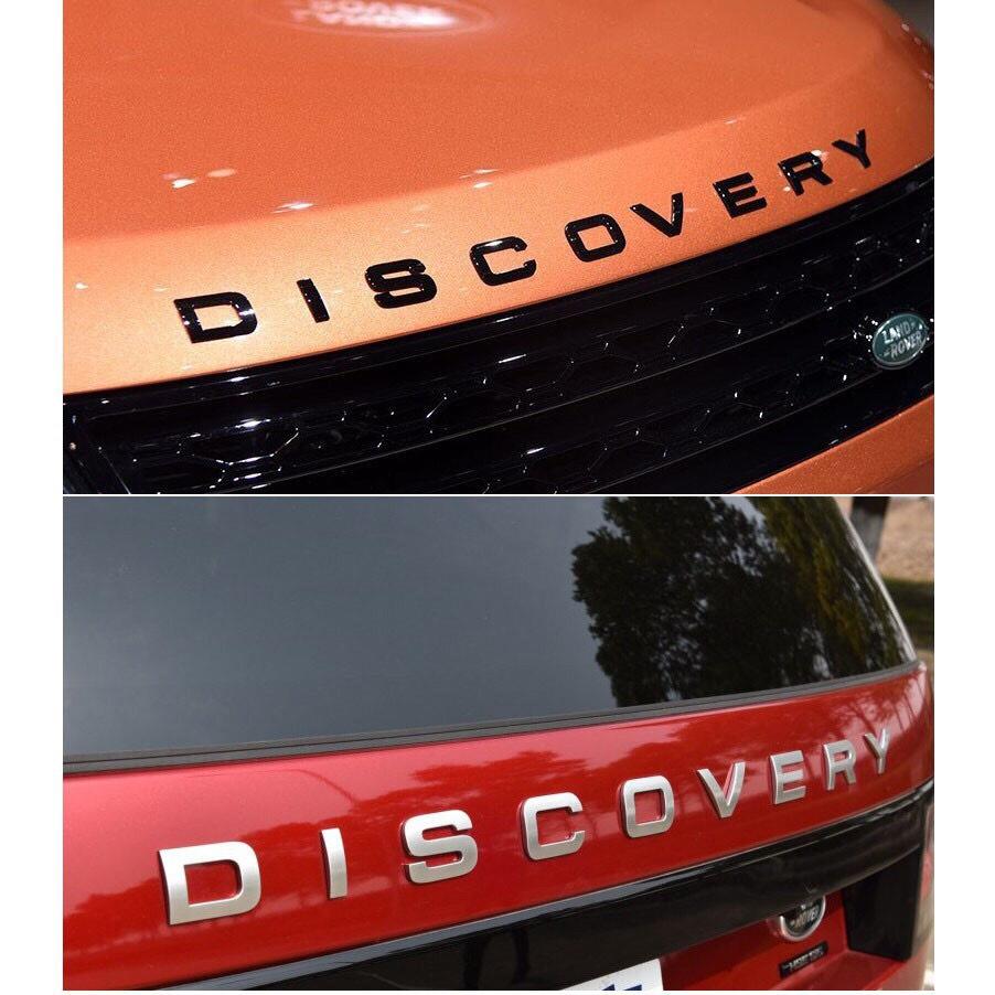 Tem Dán Capo, Logo Chữ Nổi Dán Capo 3D Cho Xe Ô Tô Chữ DISCOVERY 3 MÀU VÀNG, ĐEN , BẠC