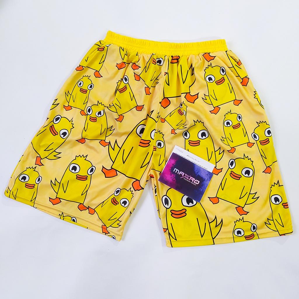 Quần đùi hoạt hình form rộng unisex nhiều mẫu xinh