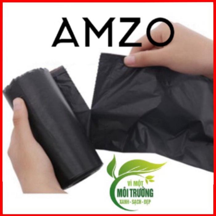3 cuộn túi đựng rác đen, bao rác tự phân hủy sinh học AMZO