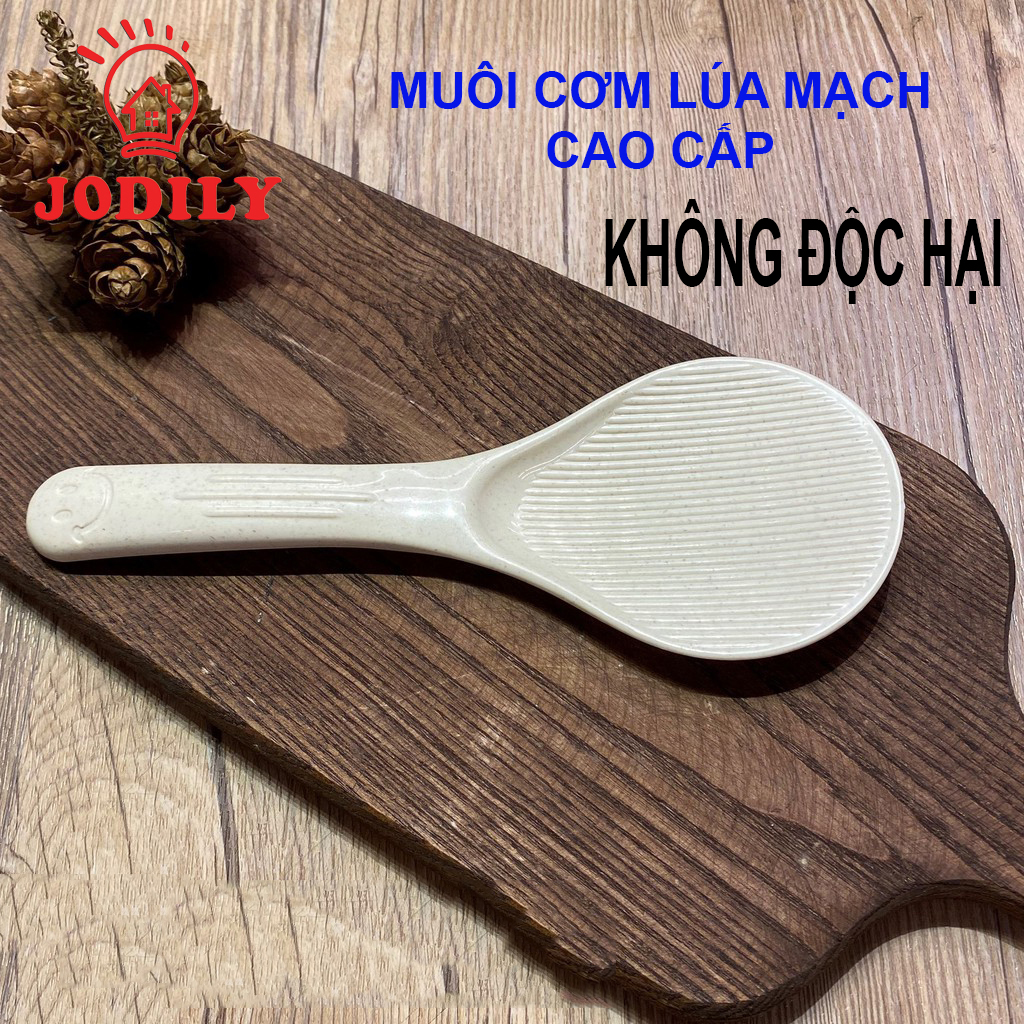 Muôi Lấy Cơm Lúa Mạch An Toàn Cho Sức Khỏe, Không Bám Dính