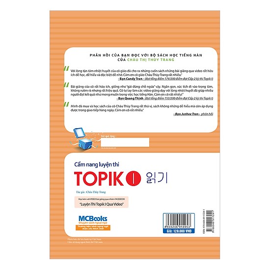 Cẩm Nang Luyện Thi Topik I (Tặng Bookmark PL)