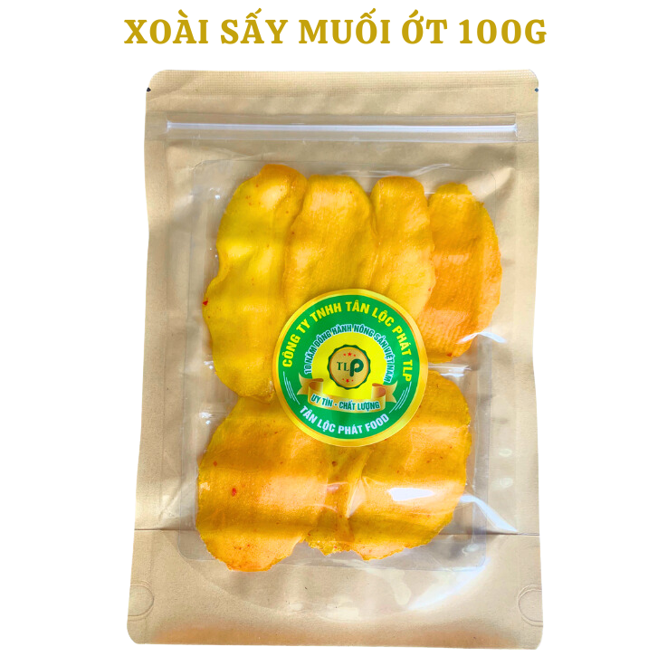 XOÀI SẤY MUỐI ỚT THĂNG HOA TÂN LỘC PHÁT BỊCH 150G - ĐỒ ĂN VẶT