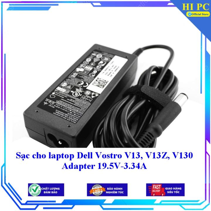 Sạc cho laptop Dell Vostro V13 V13Z V130 Adapter 19.5V-3.34A - Kèm Dây nguồn - Hàng Nhập Khẩu