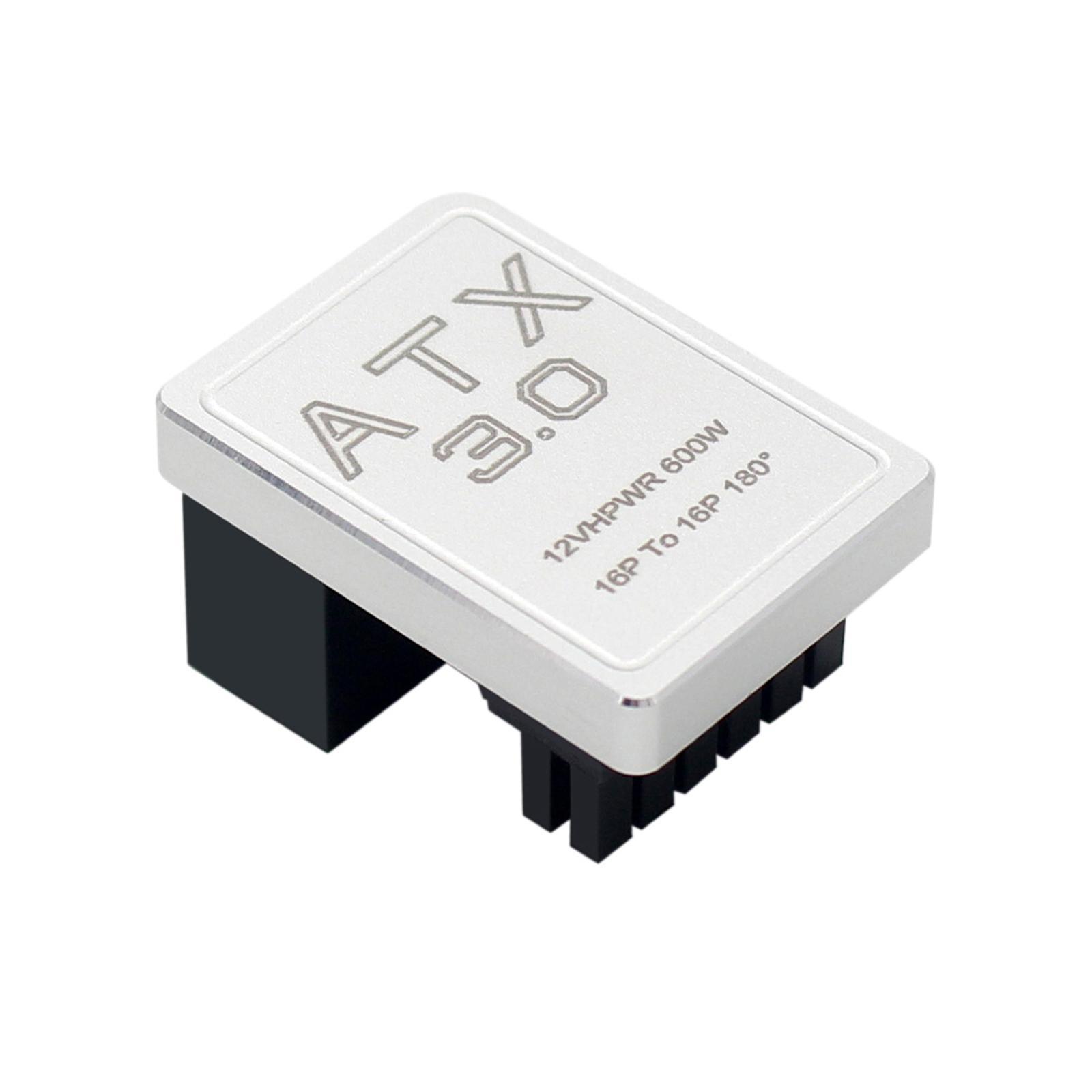 Angled Adapter, PH316, Easy to Install ,600W, 12+4Pin Graphics Connector Electronics Accessories for Desktop Graphics Card
