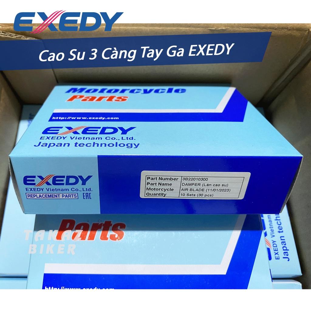 Bộ CAO SU 3 CÀNG Dành Cho AB, VAIRO, PCX, VISION, LEAD, SH MODE, SH 125 150, NOUVO 1,2,3,4,5,6, Grande, NVX, Janus