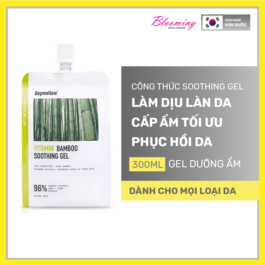 Gel dưỡng làm dịu da giảm kích ứng Chiết Xuất Dịch Tre Daymellow Vitamin Bamboo Soothing 300ml