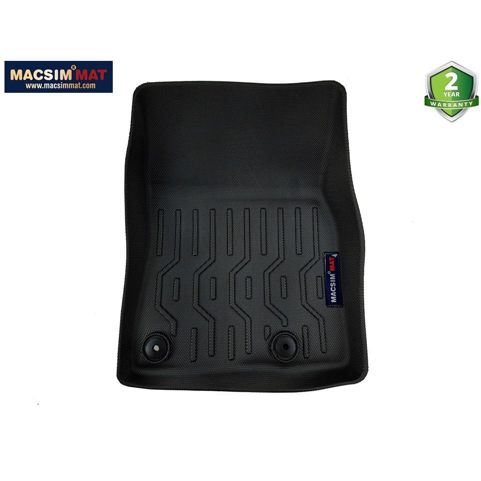 Thảm lót sàn xe ô tô Mazda CX3 Nhãn hiệu Macsim chất liệu nhựa TPV cao cấp màu đen  - 2 hàng ghế