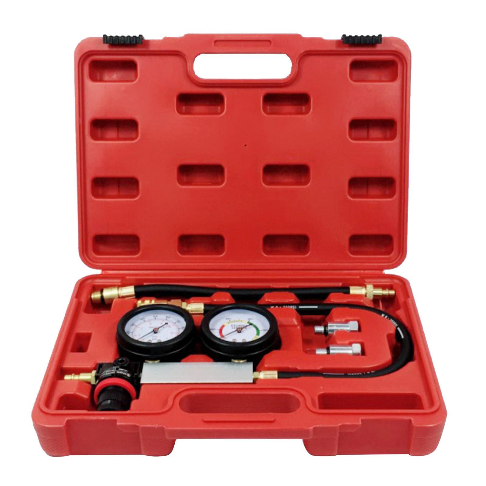 Petrol Engine Cylinder Leak Tester 0-100PSI Compression Leakage Detector