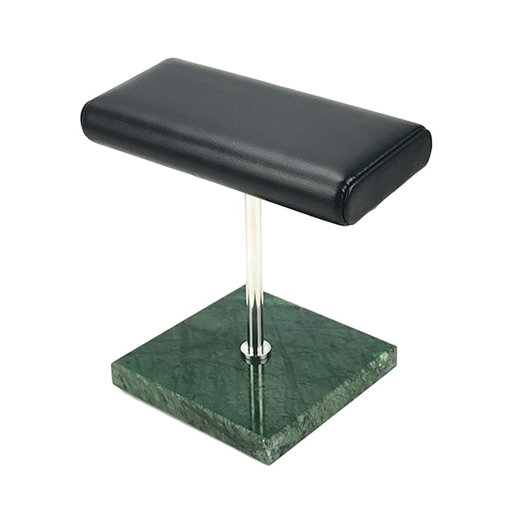 Premium Stable Marble & PU Leather Watch Holder Display Stand for Showcase Exposition