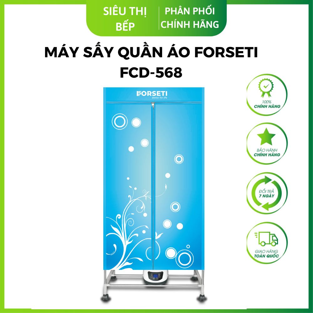 Máy sấy quần áo Forseti FCD-568 - hàng chính hãng