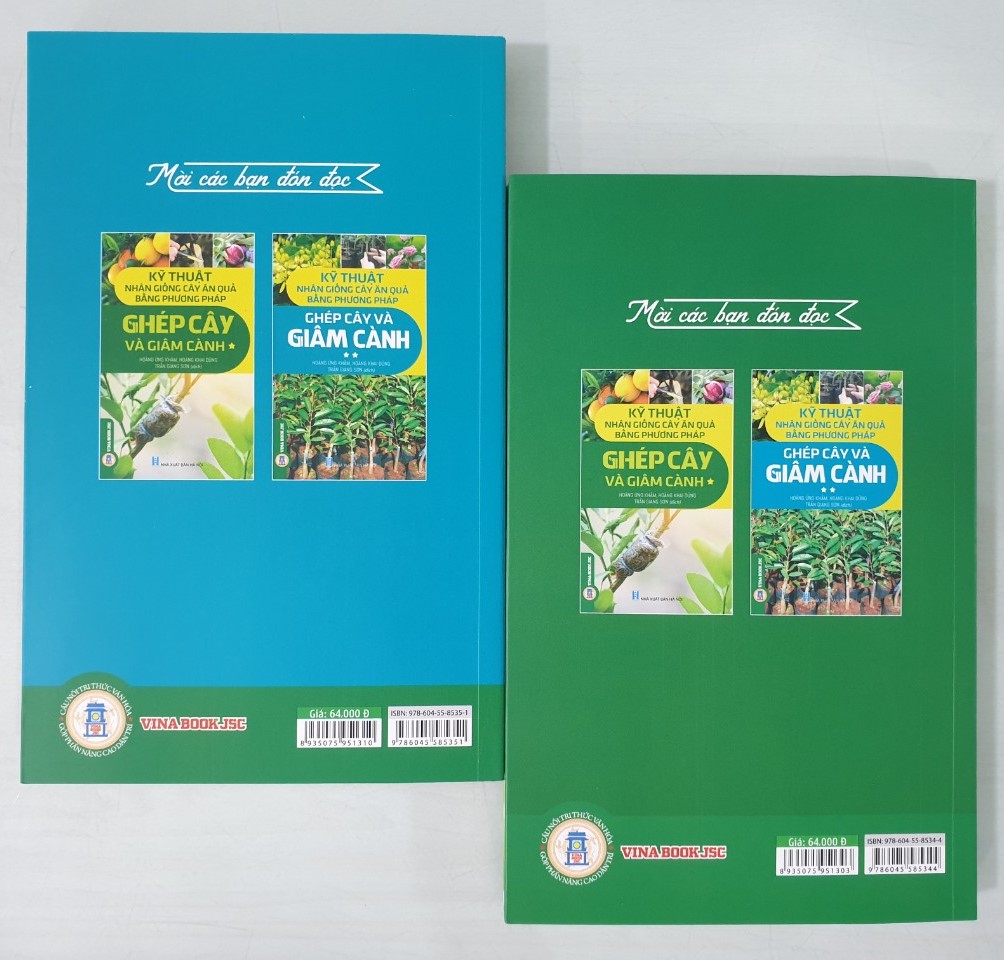 Combo Kỹ Thuật Nhân Giống Cây Ăn Quả Bằng Phương Pháp Ghép Cây Và Giâm Cành - 2 tập
