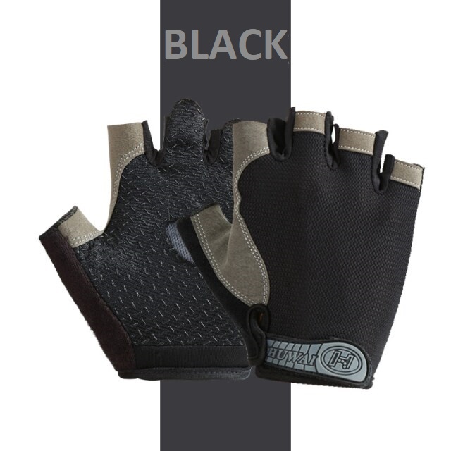 Găng tay thể thao thời trang HATSU HW Basic Sport Gloves, Găng tay đi phượt, Bao tay chạy xe máy, Xe đạp | Bao tay cụt ngón bảo vệ bàn tay đa năng