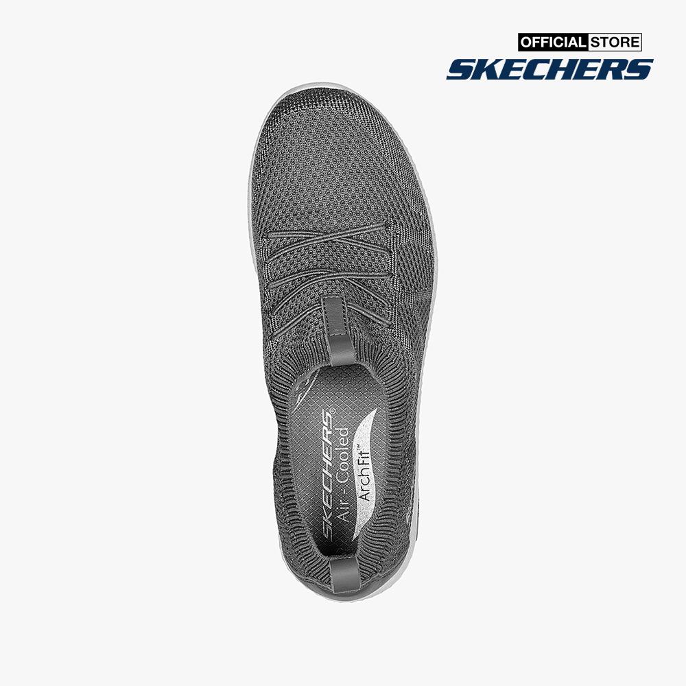 SKECHERS - Giày slip on nữ phối dây thắt Arch Fit Flex 100285