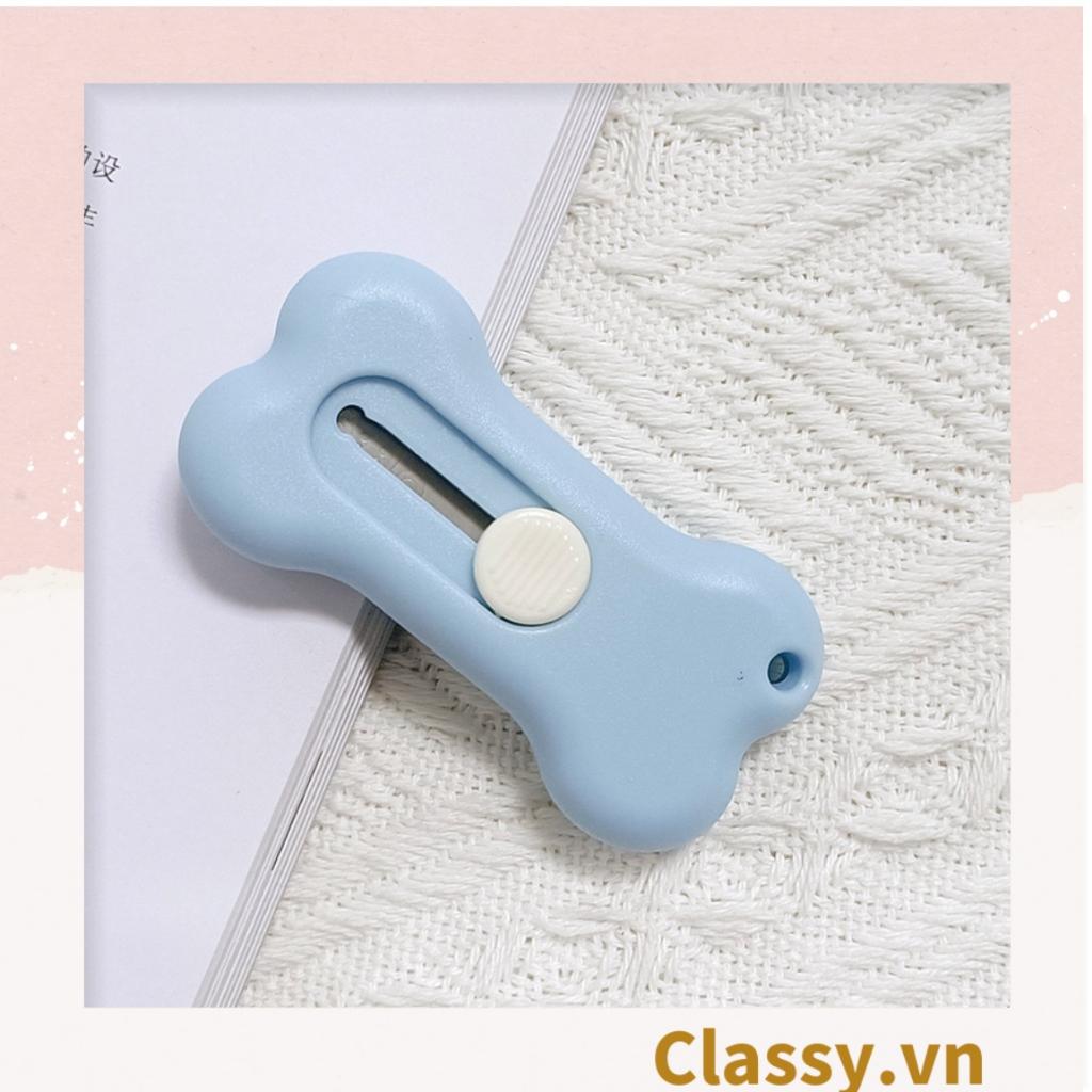 Dao rọc giấy mini hình cục xương cute ngộ nghĩnh, 3 màu cơ bản PK1646