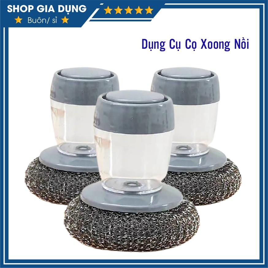 Dụng Cụ Cọ Xoong Nồi kèm Bình Xịt Thông Minh Siêu Tiện Lợi