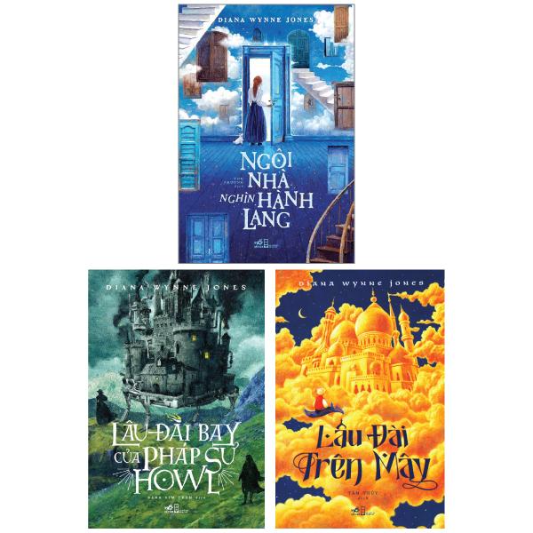 Combo Sách Lâu Đài Trên Mây + Ngôi Nhà Nghìn Hàng Lang + Lâu Đài Bay Của Pháp Sư Howl