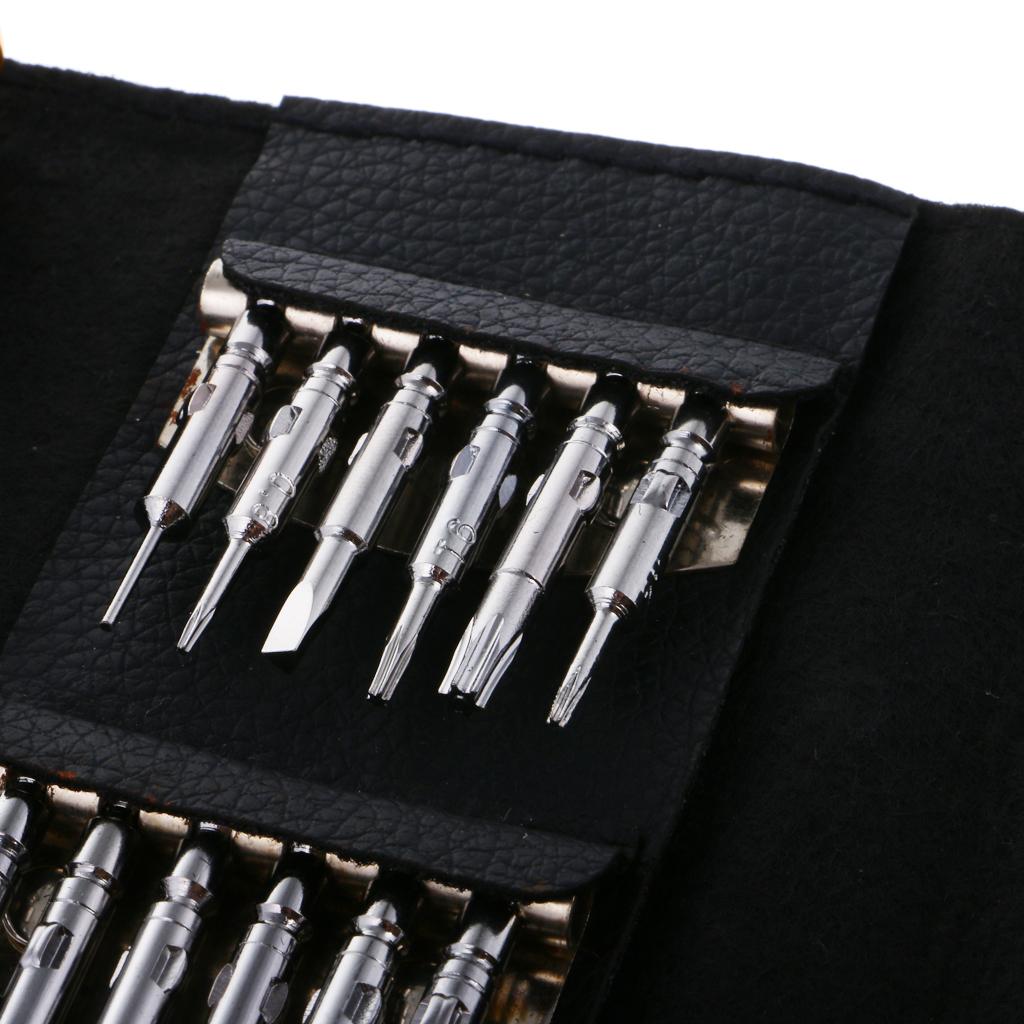 24 Pieces Precision Screwdriver Tool Kit Watch Mobile Clock Repair Set