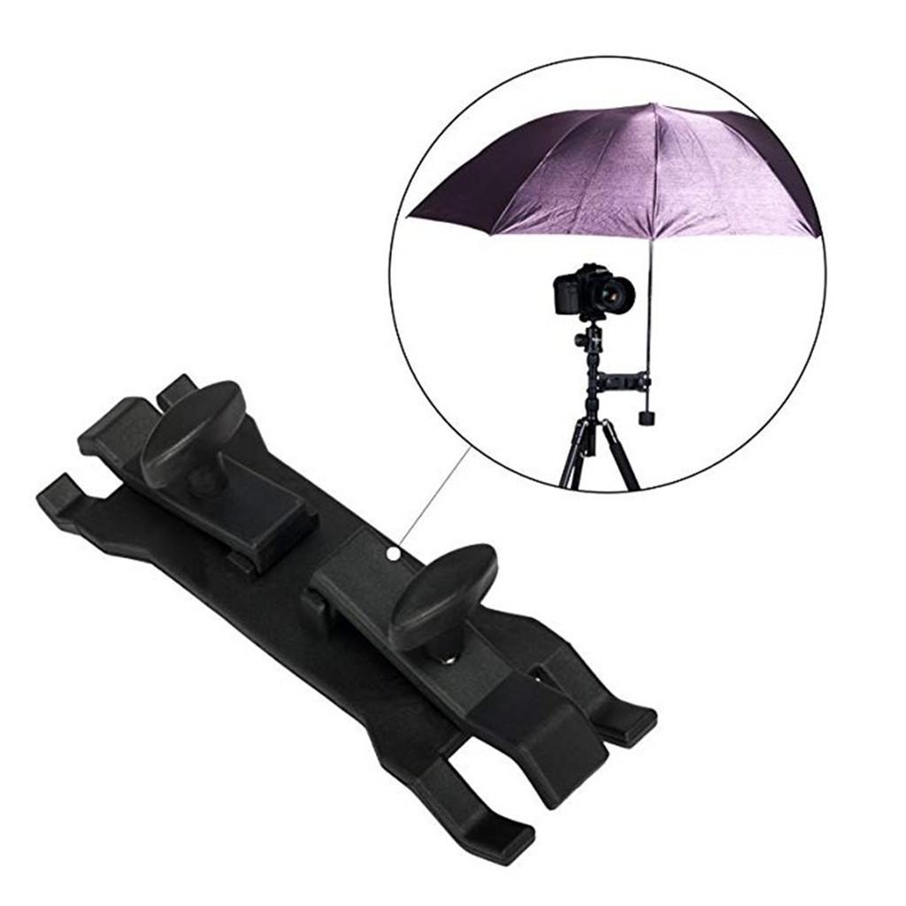 Photography Umbrella Holder Clip Clamp Bracket Support f/ Tripod Light Stand
