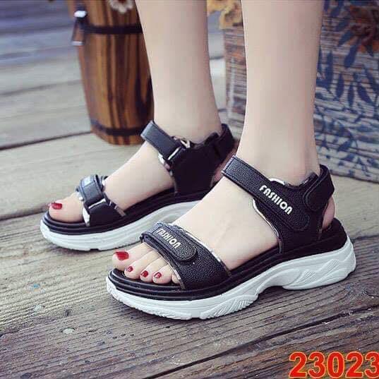 99K TOÀN QUỐC_SANDAL ĐẾ BẰNG QUAI NGANG CAO CẤP {Hàng Mới 100