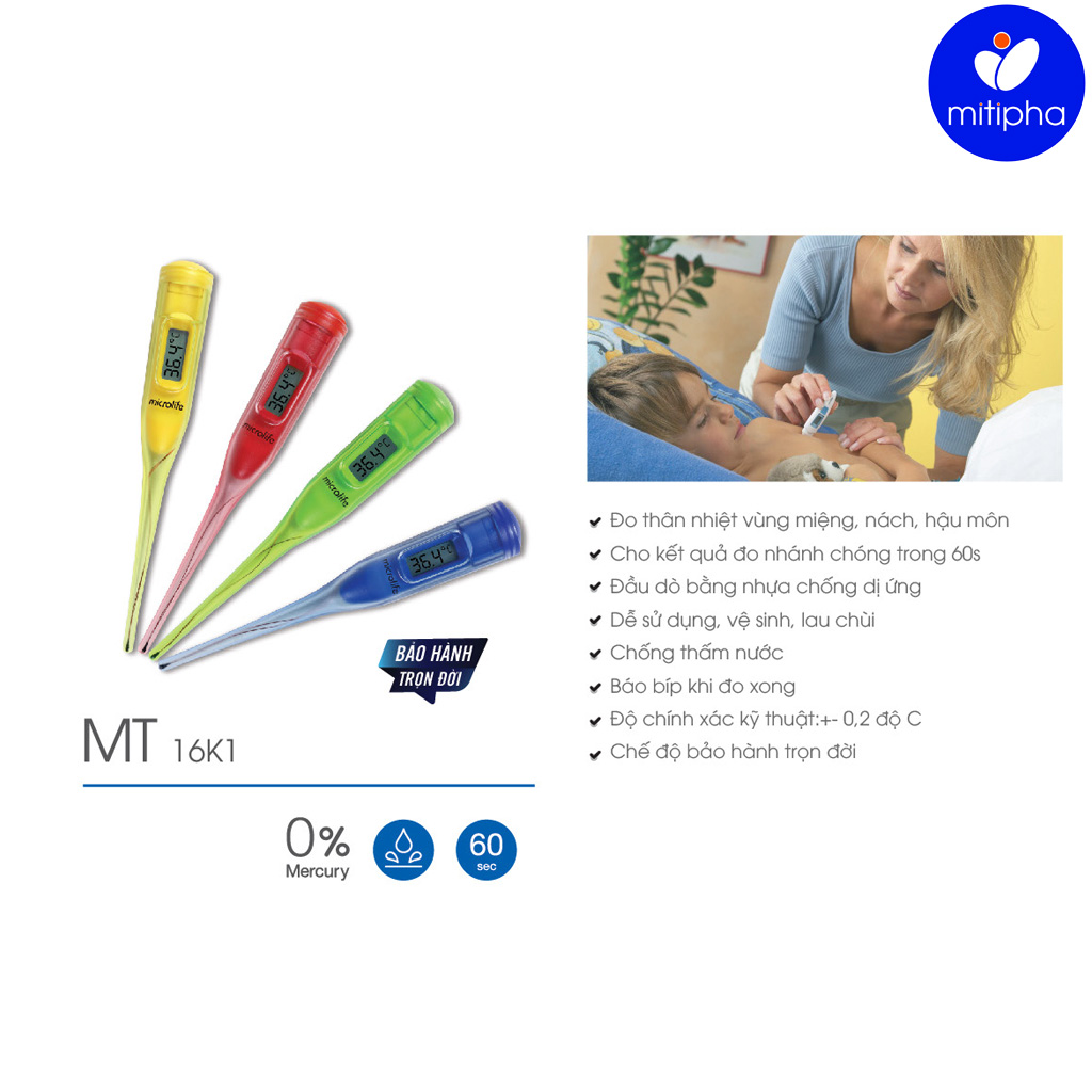 Nhiệt kế điện tử Microlife MT60 (MT16K1) dạng bút nhỏ gọn