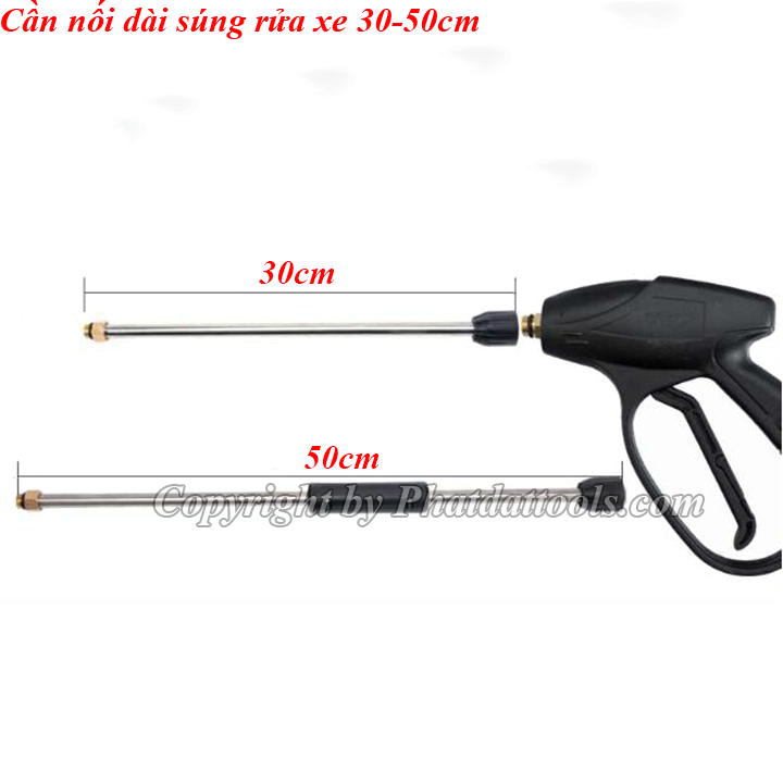 Cần Nối Dài Súng Rửa Xe 50cm