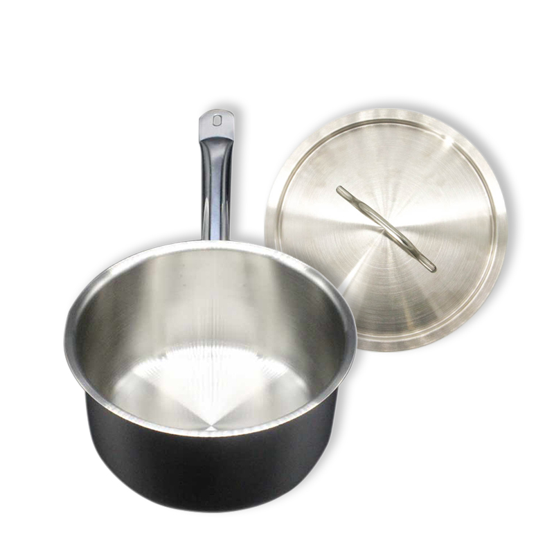 Chảo Xào Sauteuse Inox Quantum-Pro Cán Dài 1.4L Đường Kính16cm Kèm Nắp