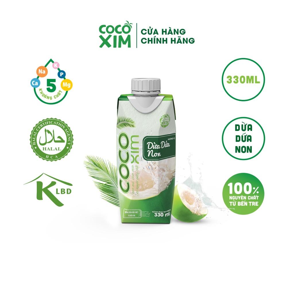 COMBO 3 MŨI TƯƠI TẮN-Dừa dứa non Cocoxim 330ml/hộp
