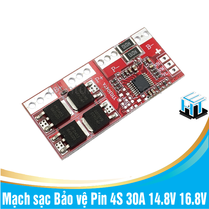 Mạch sạc Bảo vệ Pin 4S 30A 14.8V 16.8V