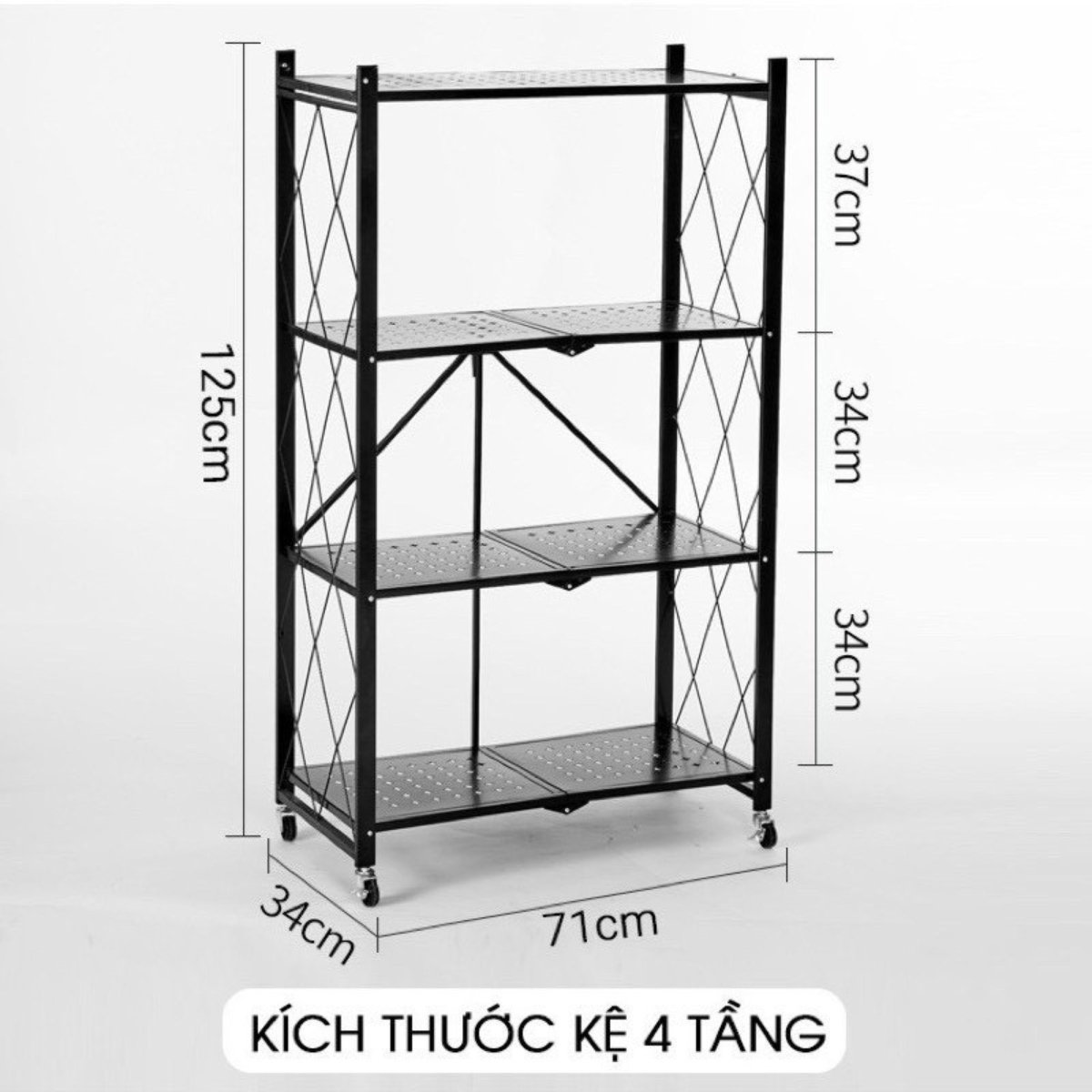 Kệ nhà bếp gấp gọn đa năng - Tháo ra dùng ngay - Chính hãng TIDO