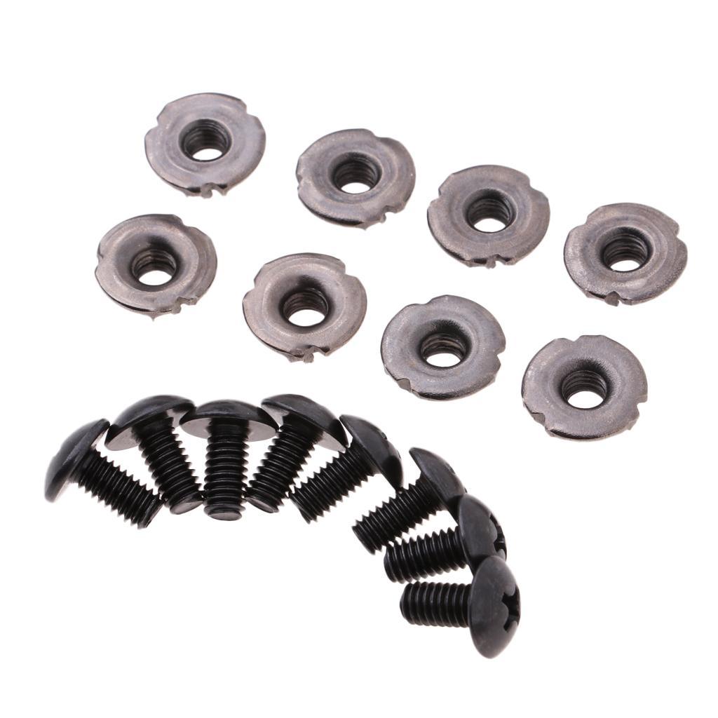 3-4pack 8 Pairs Roller Skates Buckle Replacement Inline Skates Screws Nut Bolts