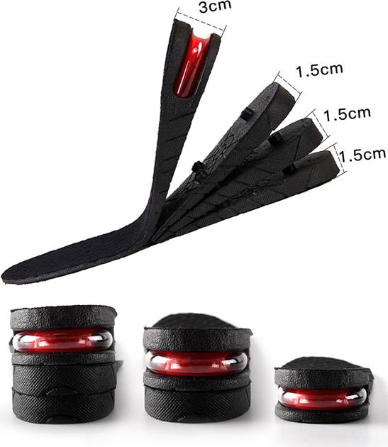 Lót giày tăng chiều cao không khí nguyên bàn 4 lớp cao 8 cm